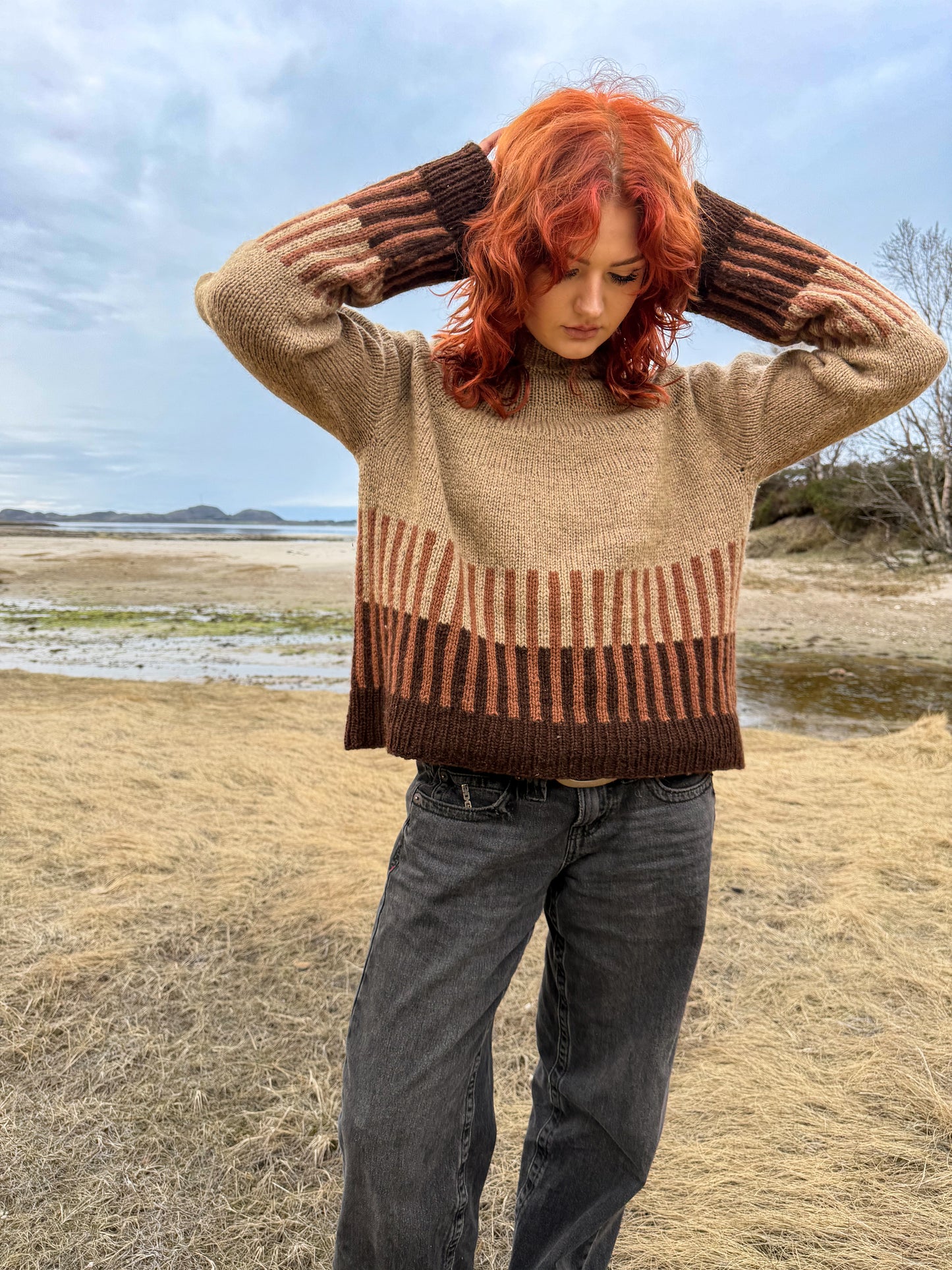 Simone sweater ligt - rundøkning
