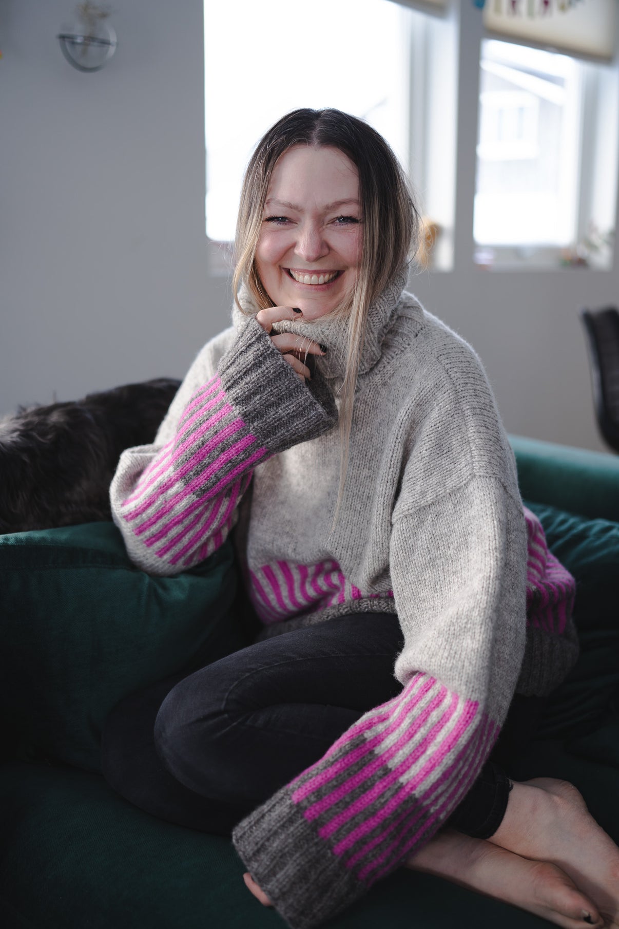 Simone sweater light - English pattern – Stine Erikstad Knitwear