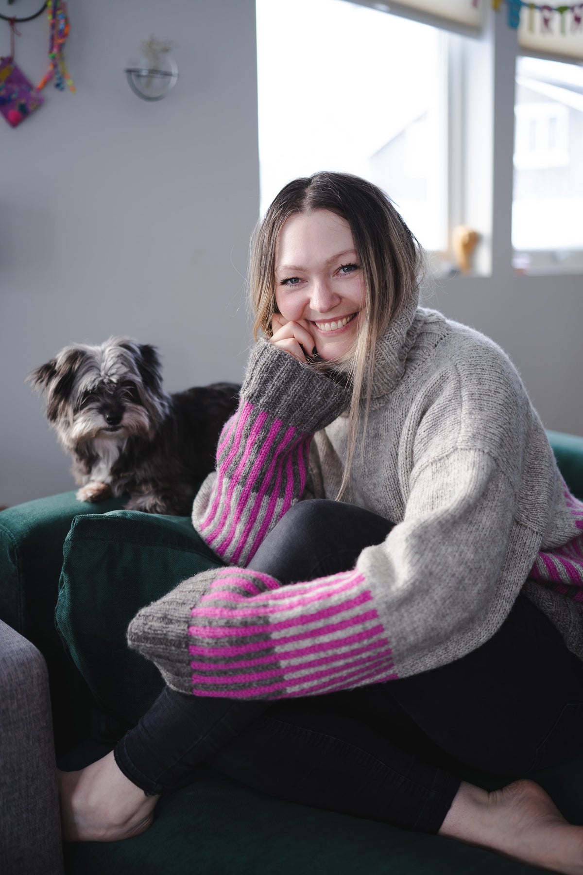 Simone sweater light - Norsk oppskrift – Stine Erikstad Knitwear